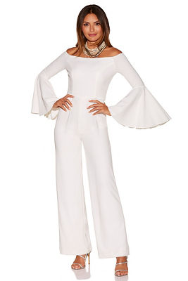 boston proper white jumpsuit