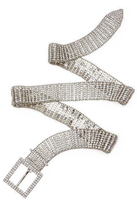 rhinestone chain belt